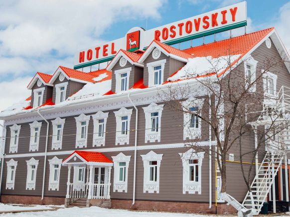 Гостиница Ростовский по адресу Ростов, ул. Достоевского, д. 37